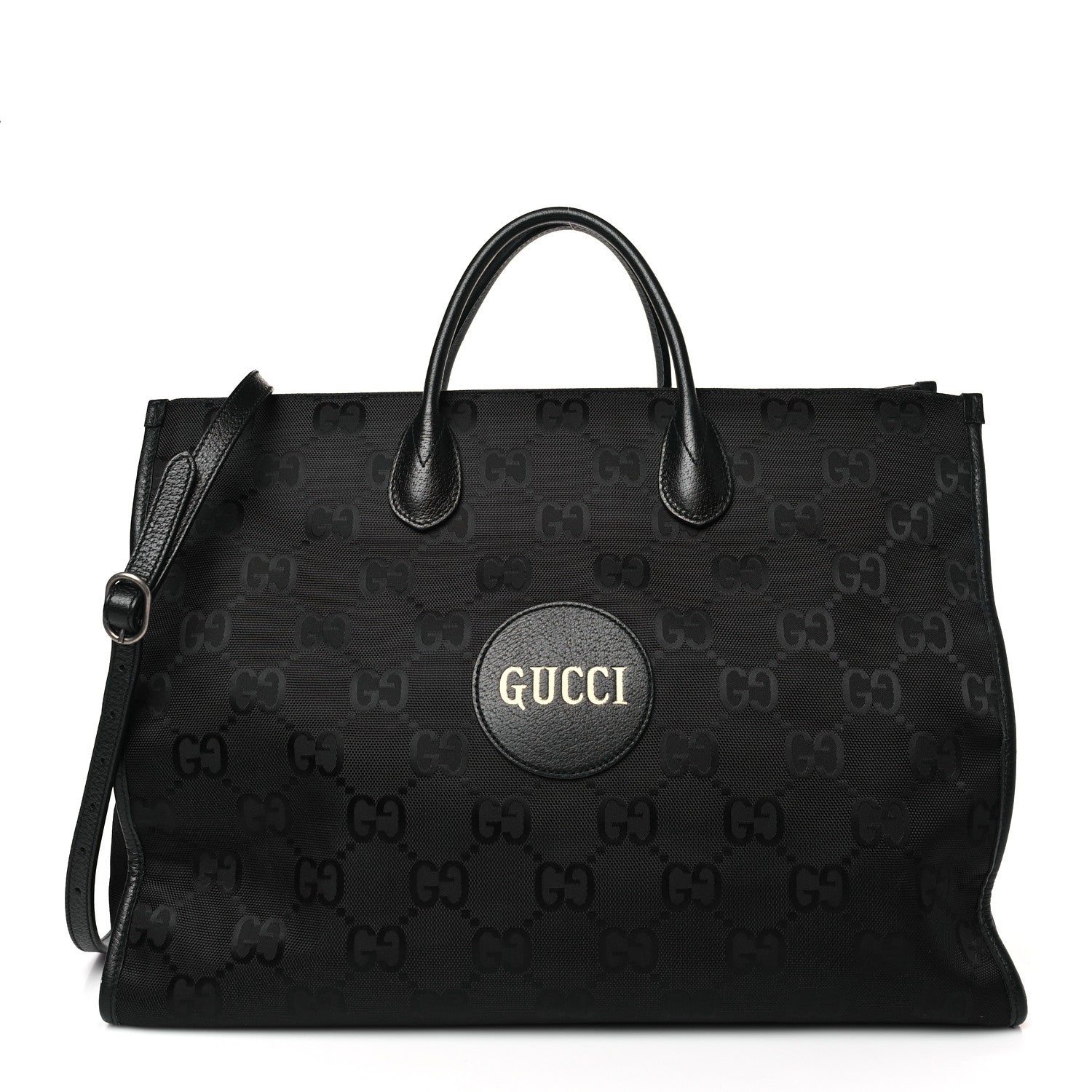 Gucci Econyl Nylon Monogram Large Off The Grid Tote Bag Black 1 of 9