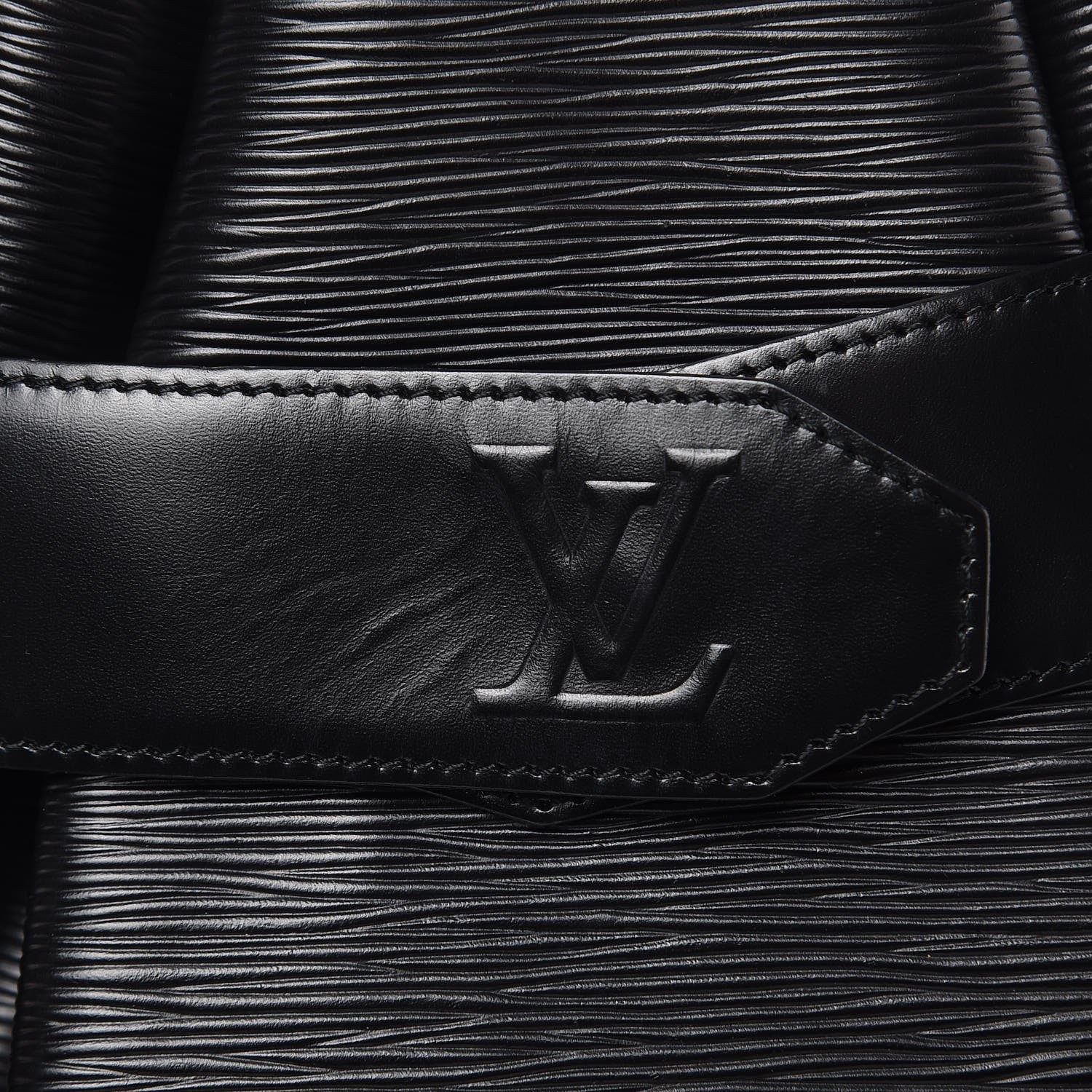 Louis Vuitton Epi Sac D'Epaule Black 9 of 12