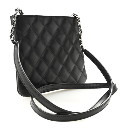 Chanel Lambskin Quilted Crossbody Bag Black 3 of 10