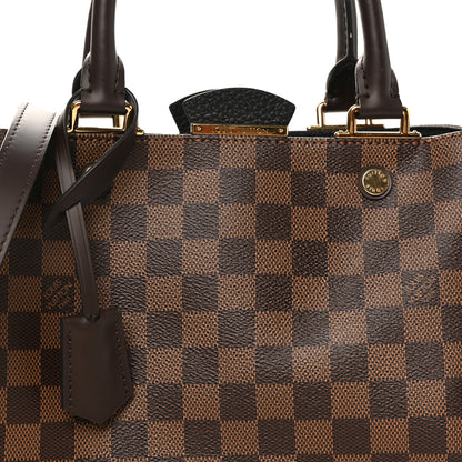 Louis Vuitton Damier Ebene Cuir Taurillon Brittany Black 7 of 9
