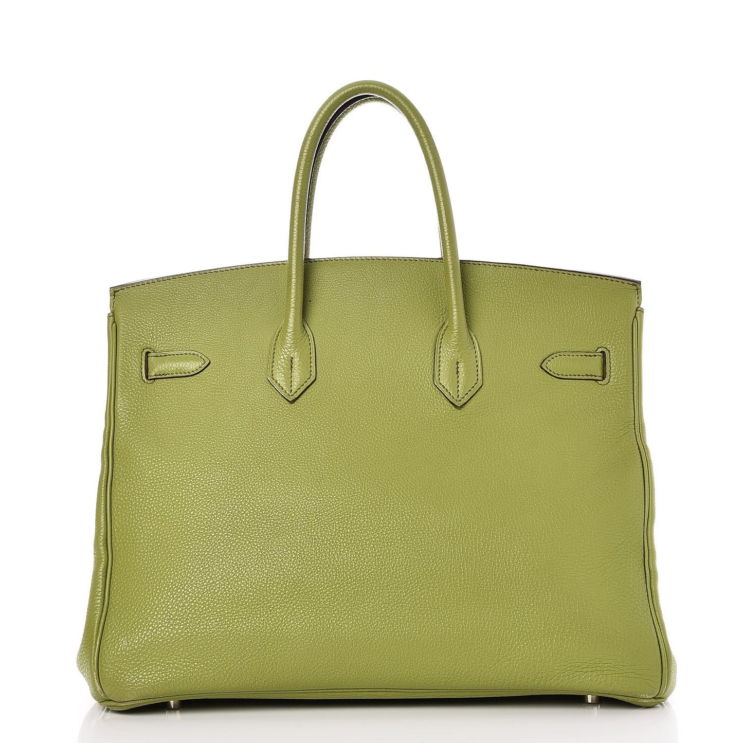 Taurillon Clemence Birkin 35 Vert Anis