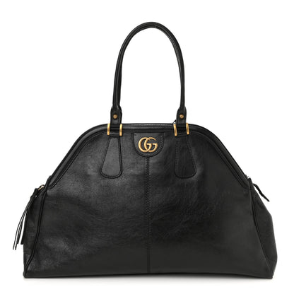 Gucci Calfskin Large Re(Belle) Top Handle Bag Black 1 of 11