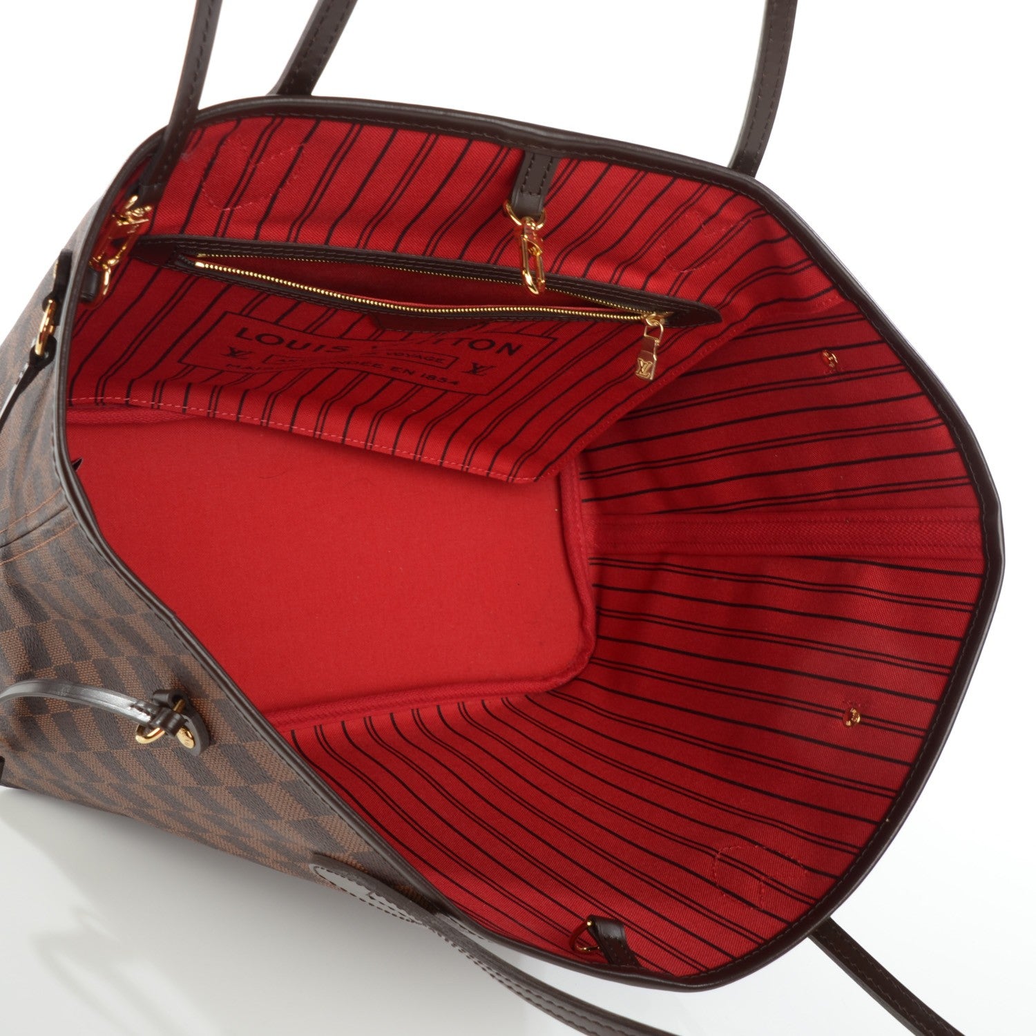 Louis Vuitton Damier Ebene Neo Neverfull MM 6 of 9