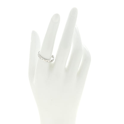 Chanel 18K White Gold Mini Coco Crush Ring 58 8.25 2 of 5