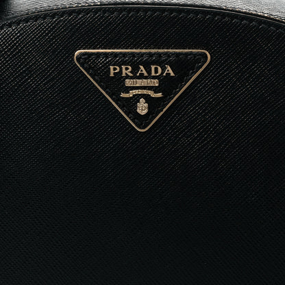 Prada Saffiano Lux Odette Crossbody Black 8 of 10