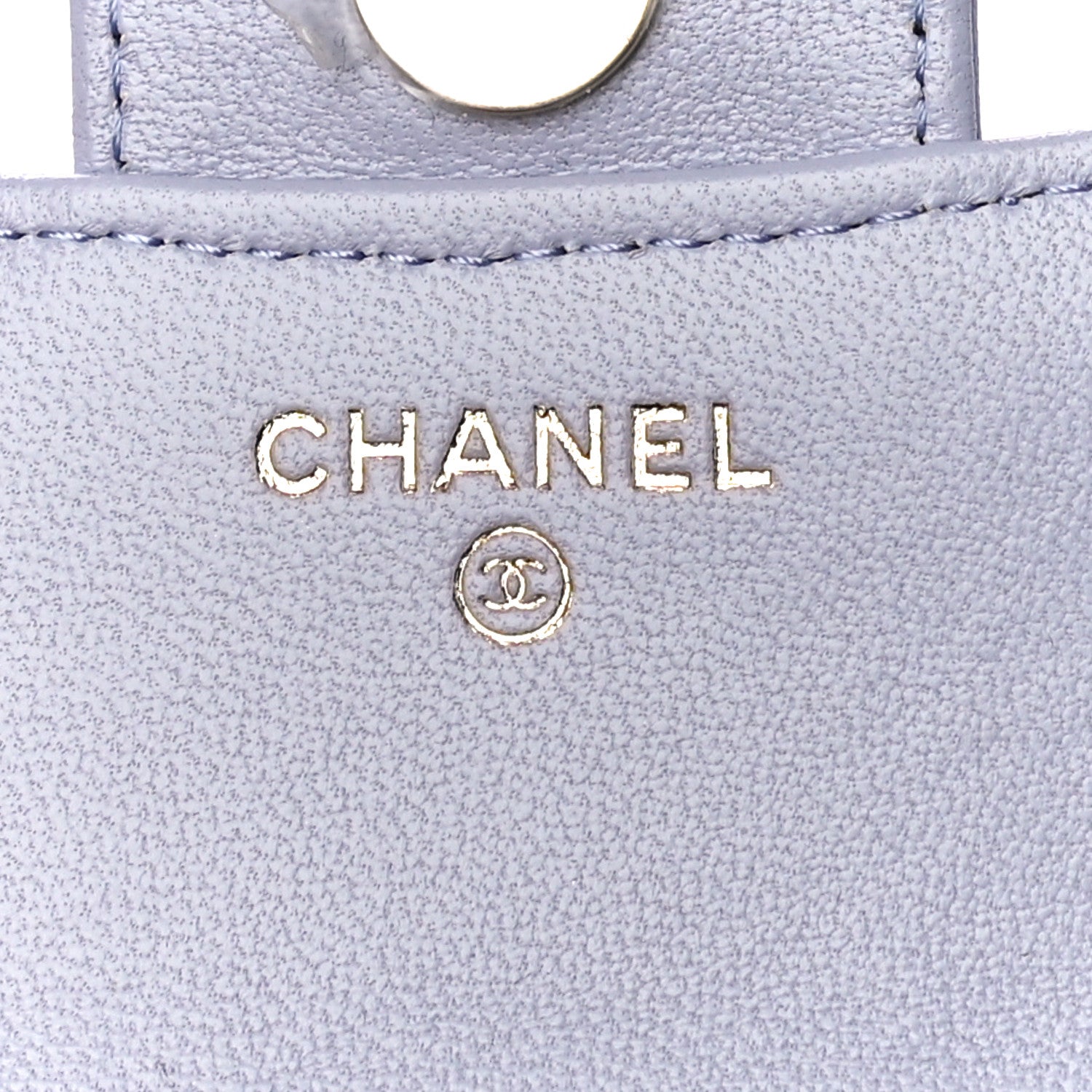 Chanel Lambskin Quilted Top Handle Flap Coin Purse With Chain Light Purple 6 of 12