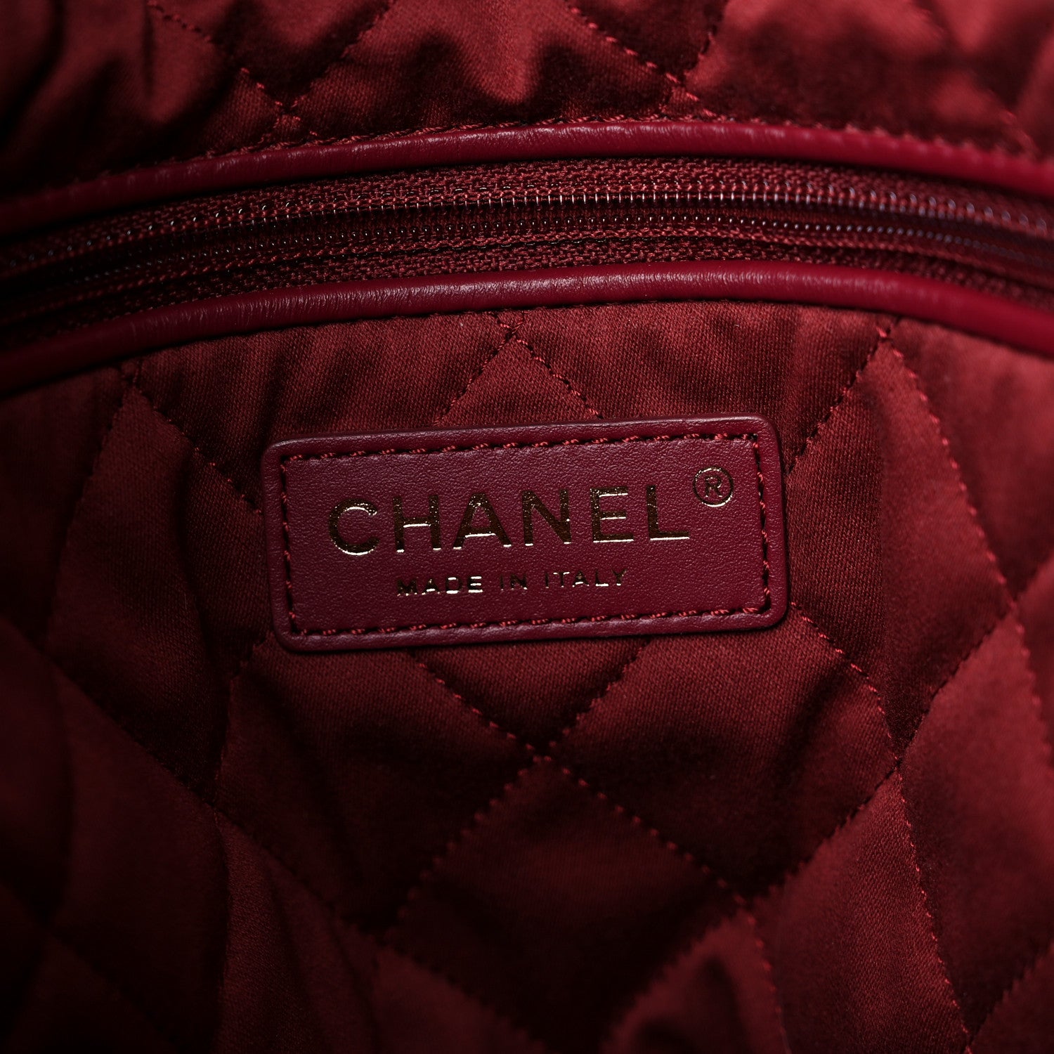 Chanel Shiny Calfskin Quilted Small Chanel 22 Burgundy 7 of 13