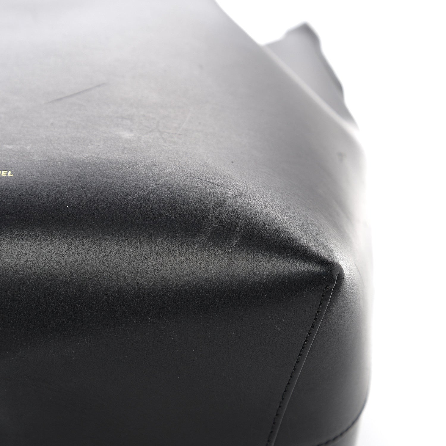 Mansur Gavriel Vegetable Tanned Calfskin Bucket Bag Black Flamma 9 of 11