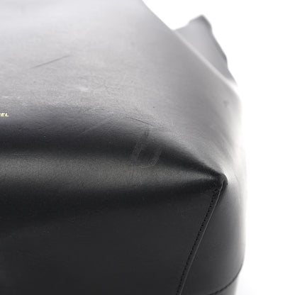 Mansur Gavriel Vegetable Tanned Calfskin Bucket Bag Black Flamma 9 of 11