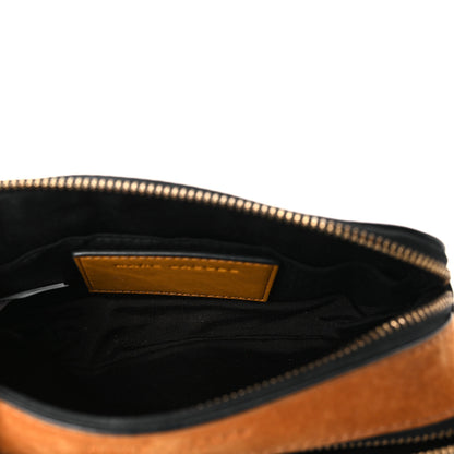 Marc Jacobs Suede Small Snapshot Camera Bag Mustard 5 of 10