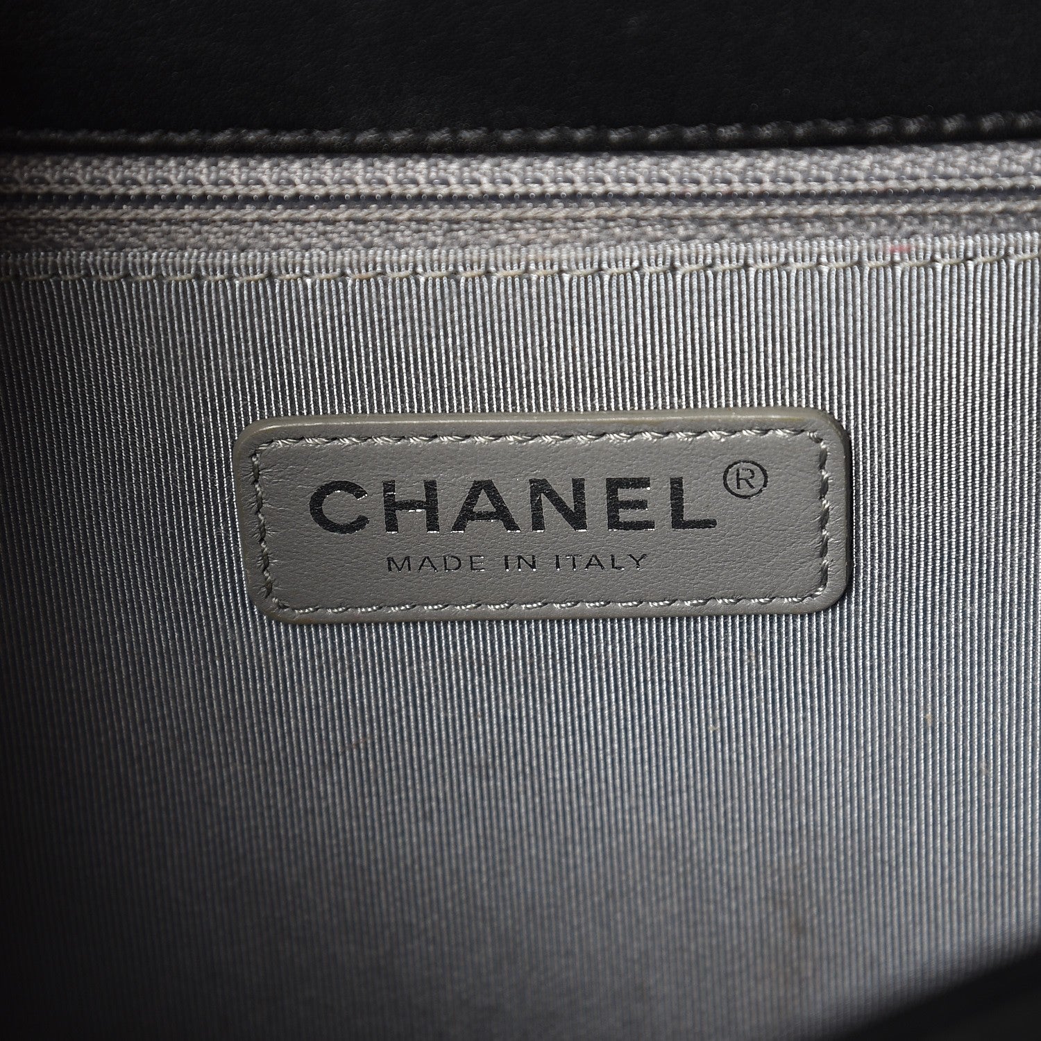 Chanel Calfskin Chevron New Medium Boy Flap Black 7 of 10