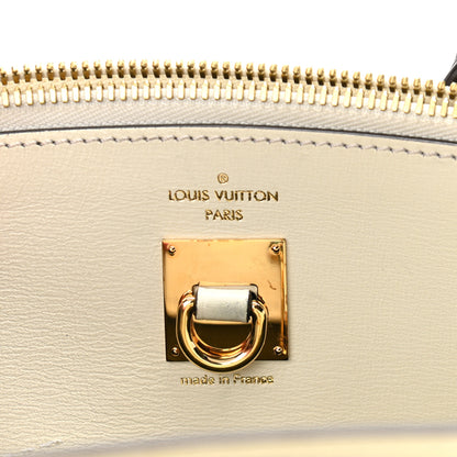 Louis Vuitton Taurillon City Steamer MM Kaki Creme Black 6 of 15