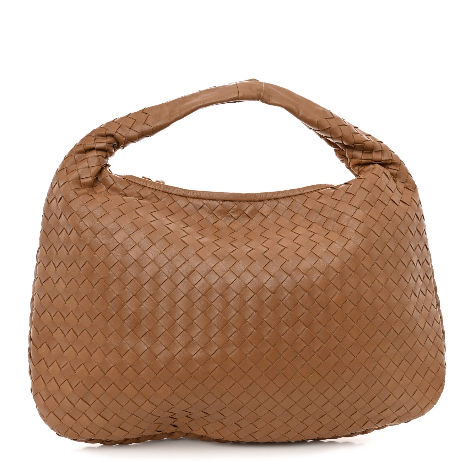 Bottega Veneta Nappa Intrecciato Embossed Medium Veneta Hobo Camel 1 of 11