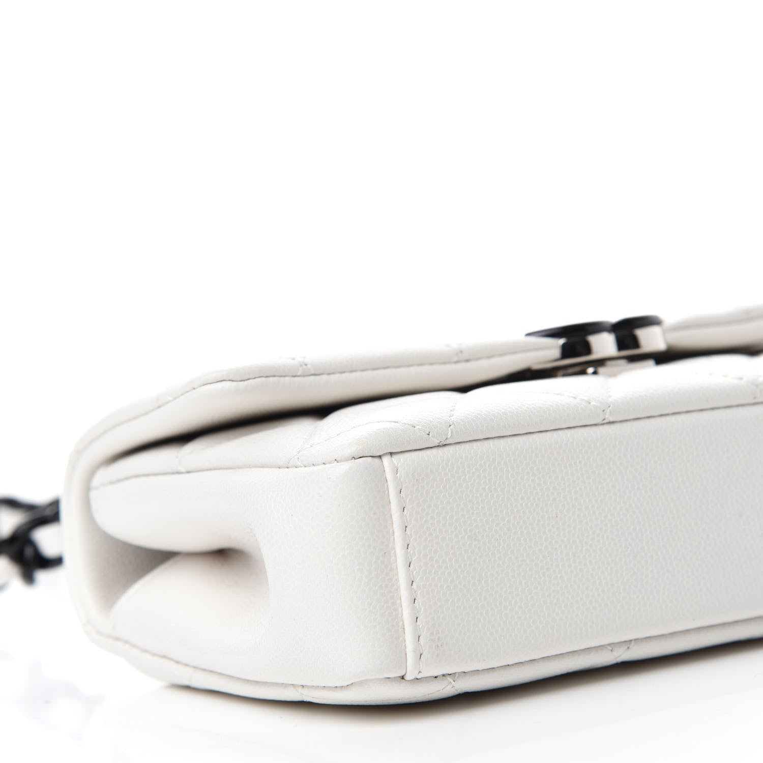 Chanel Caviar Quilted My Everything Small Flap White Black 6 of 11