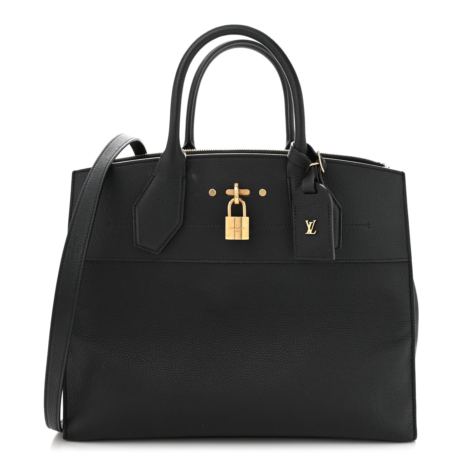 Louis Vuitton Taurillon City Steamer GM Black 1 of 10