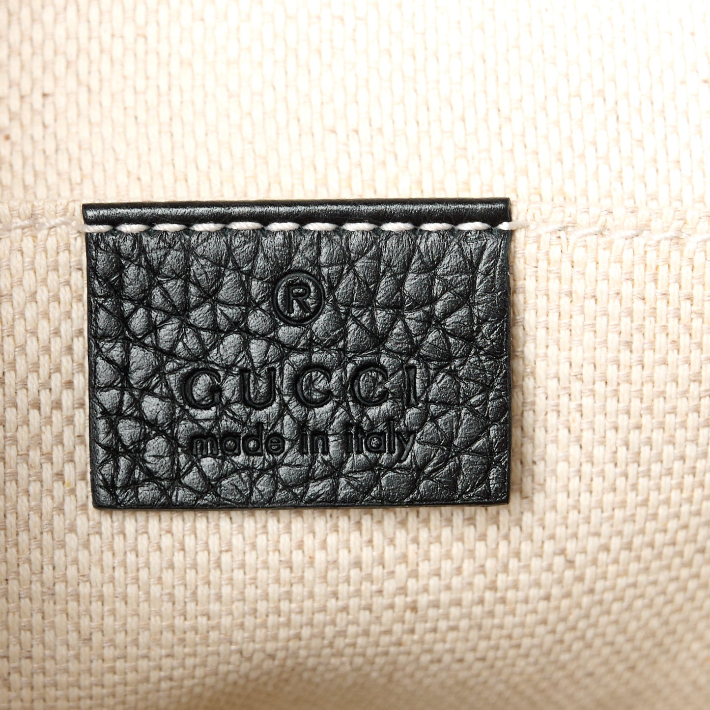 Pebbled Calfskin Small Soho Disco Bag Black