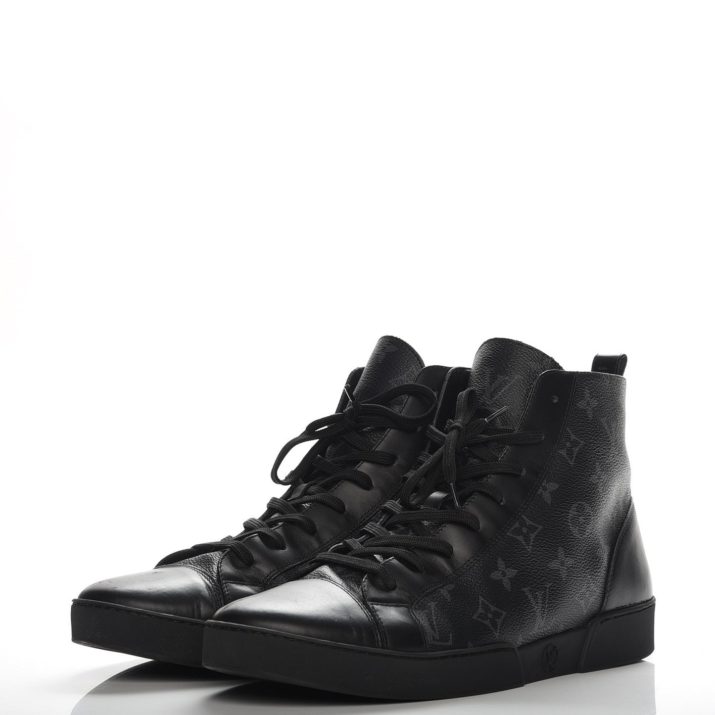 Monogram Eclipse Match Up Sneakers 8.5 Black
