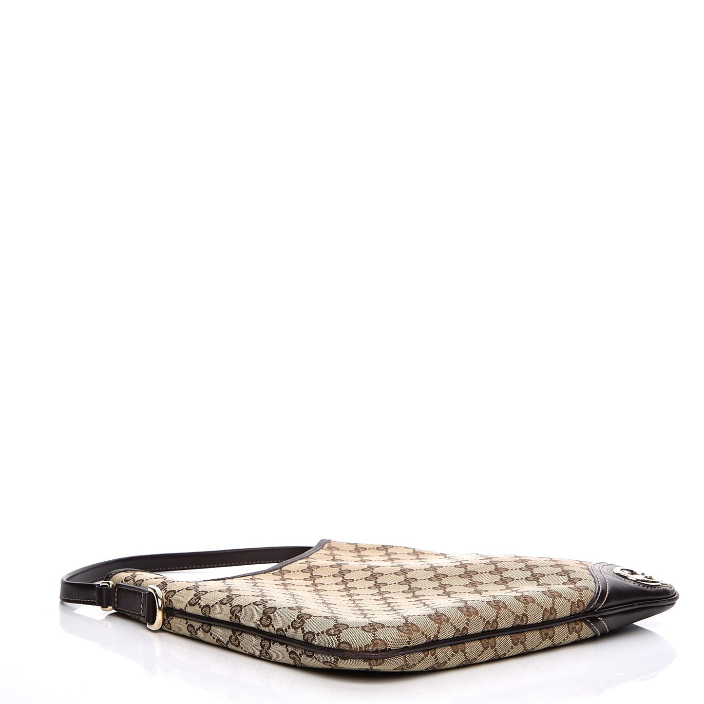Monogram Medium New Britt Hobo Dark Brown