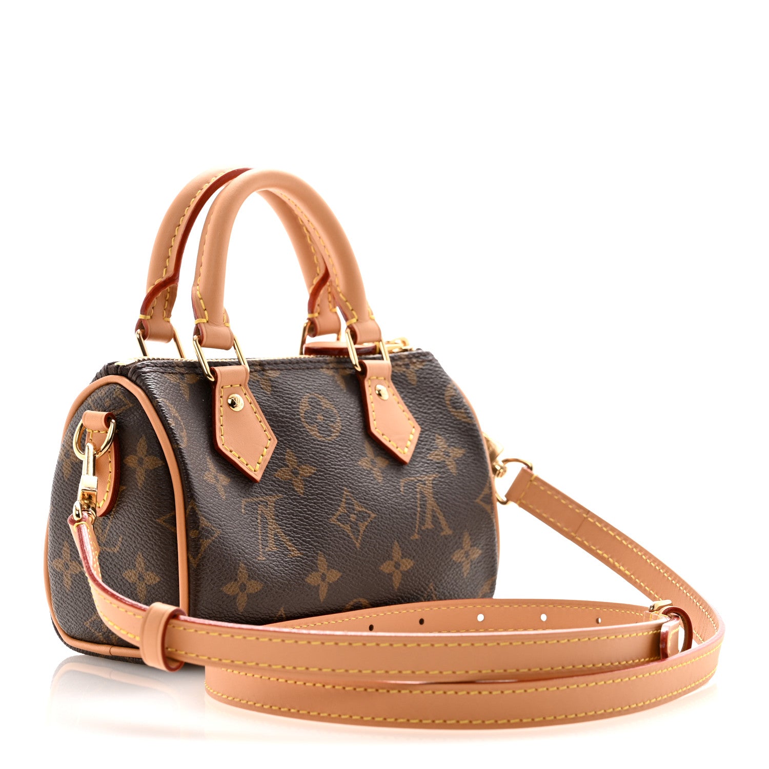 Louis Vuitton Monogram Nano Speedy Bandouliere 3 of 9