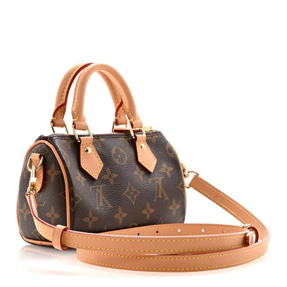 Louis Vuitton Monogram Nano Speedy Bandouliere 3 of 9