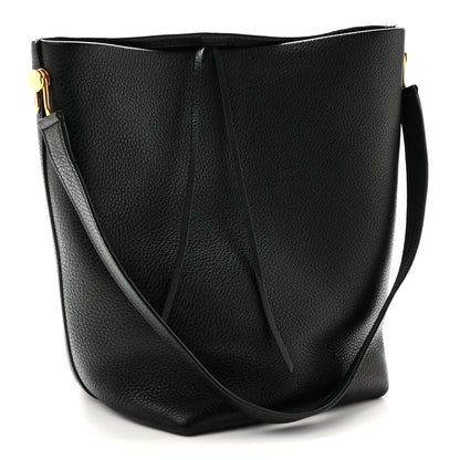 The Row Grained Calfskin Medium N/S Hook Tote Black 3 of 9