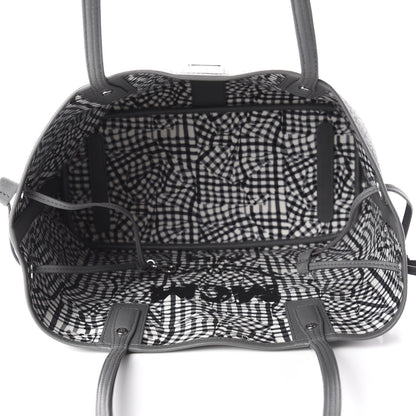 MCM Visetos Medium Liz Reversible Shopper Tote Phantom Grey 5 of 15