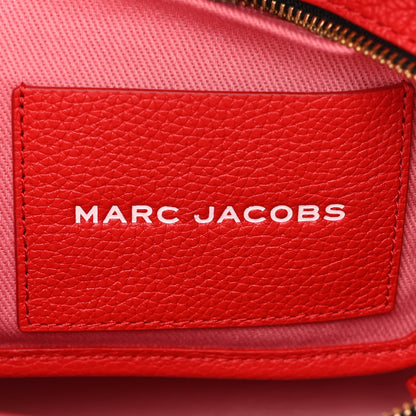 Marc Jacobs Grained Calfskin Small The Tote Bag Red 6 of 10