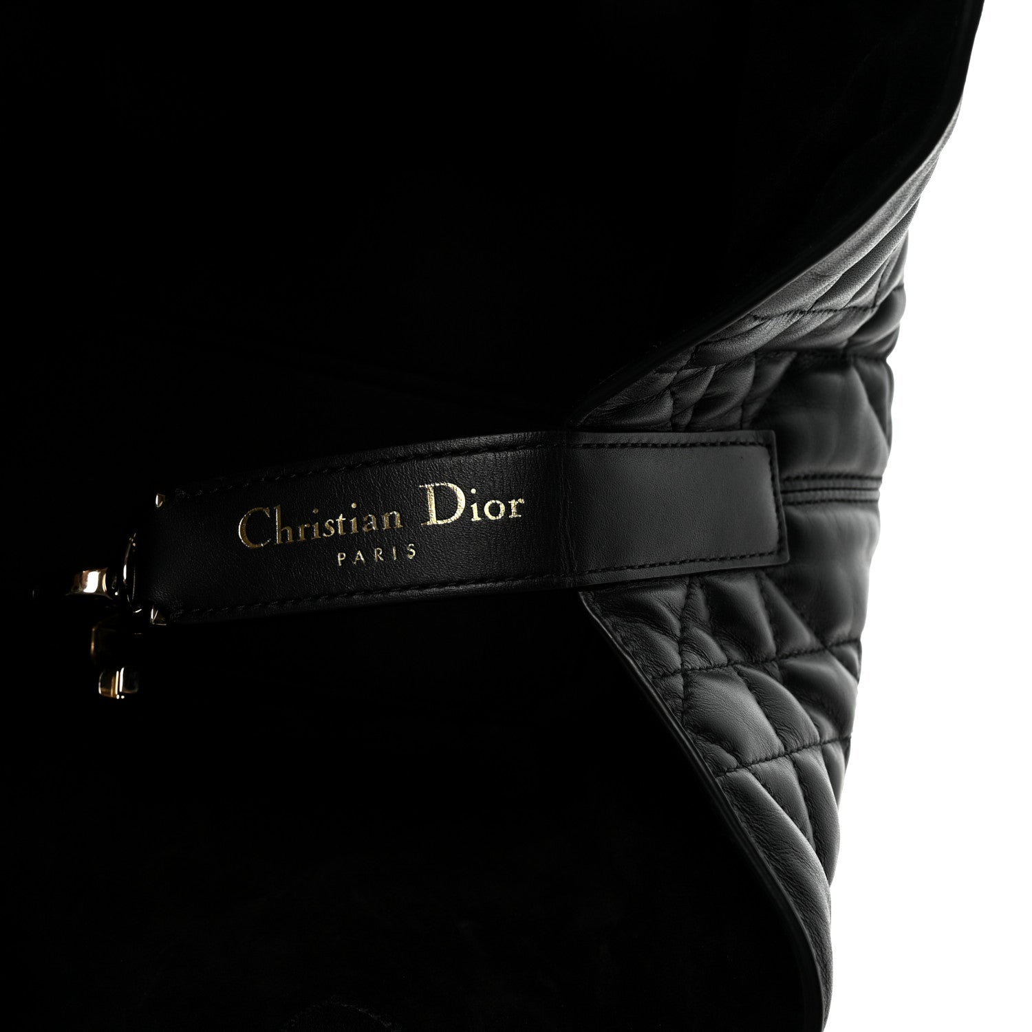 Christian Dior Calfskin Macrocannage Medium Toujours Black 7 of 10