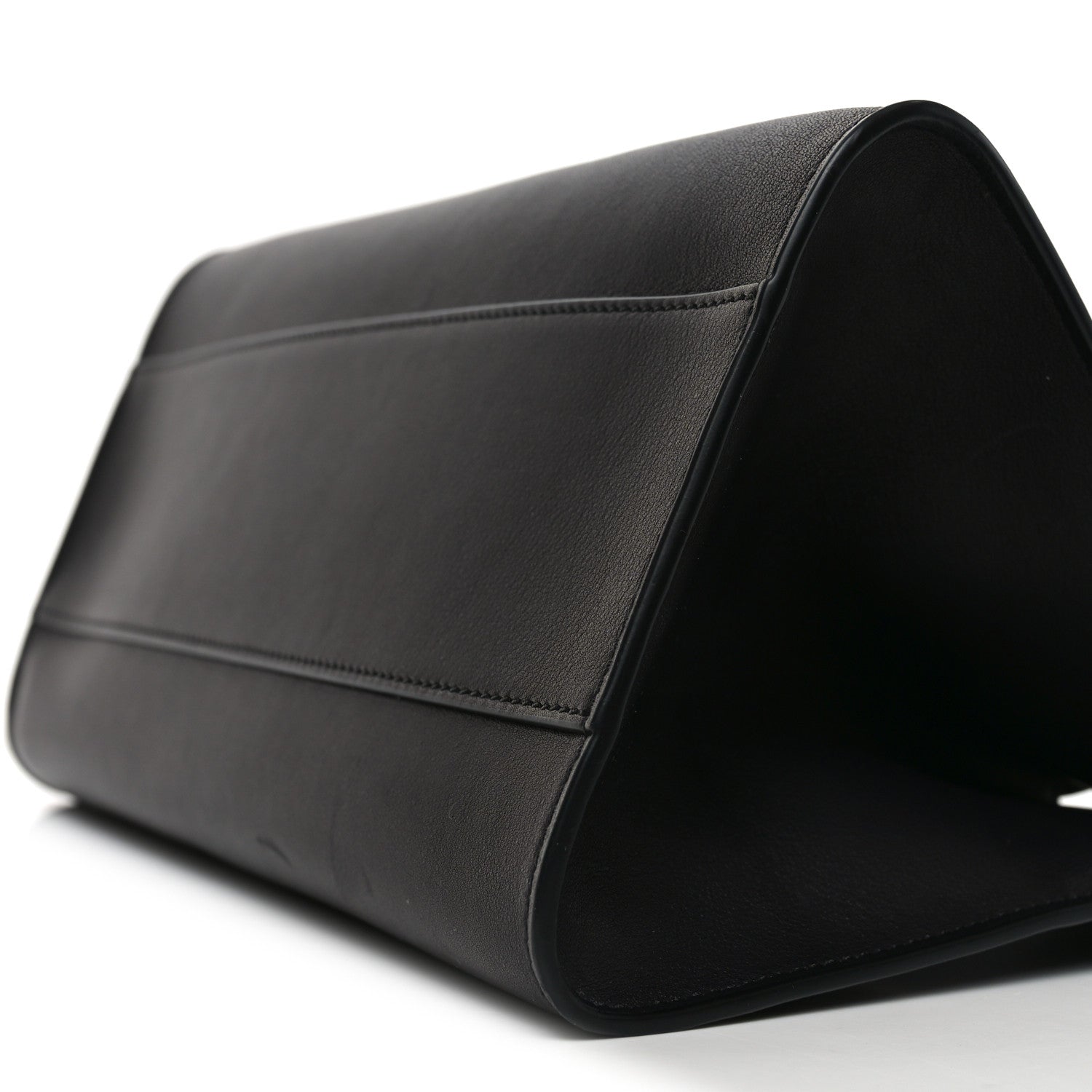 The Row Smooth Calfskin Peggy Bag Black 9 of 9