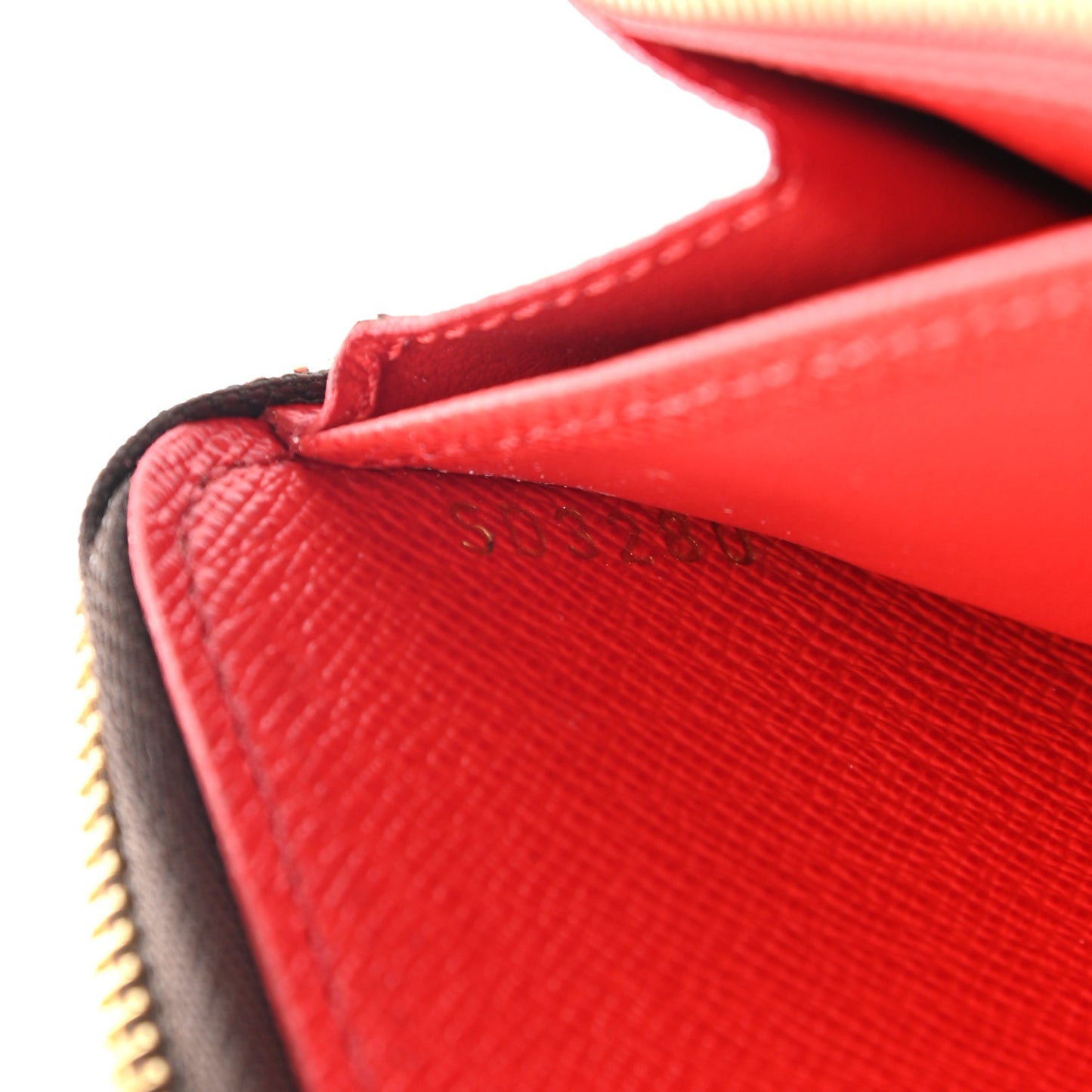 Monogram Zippy Wallet Coquelicot