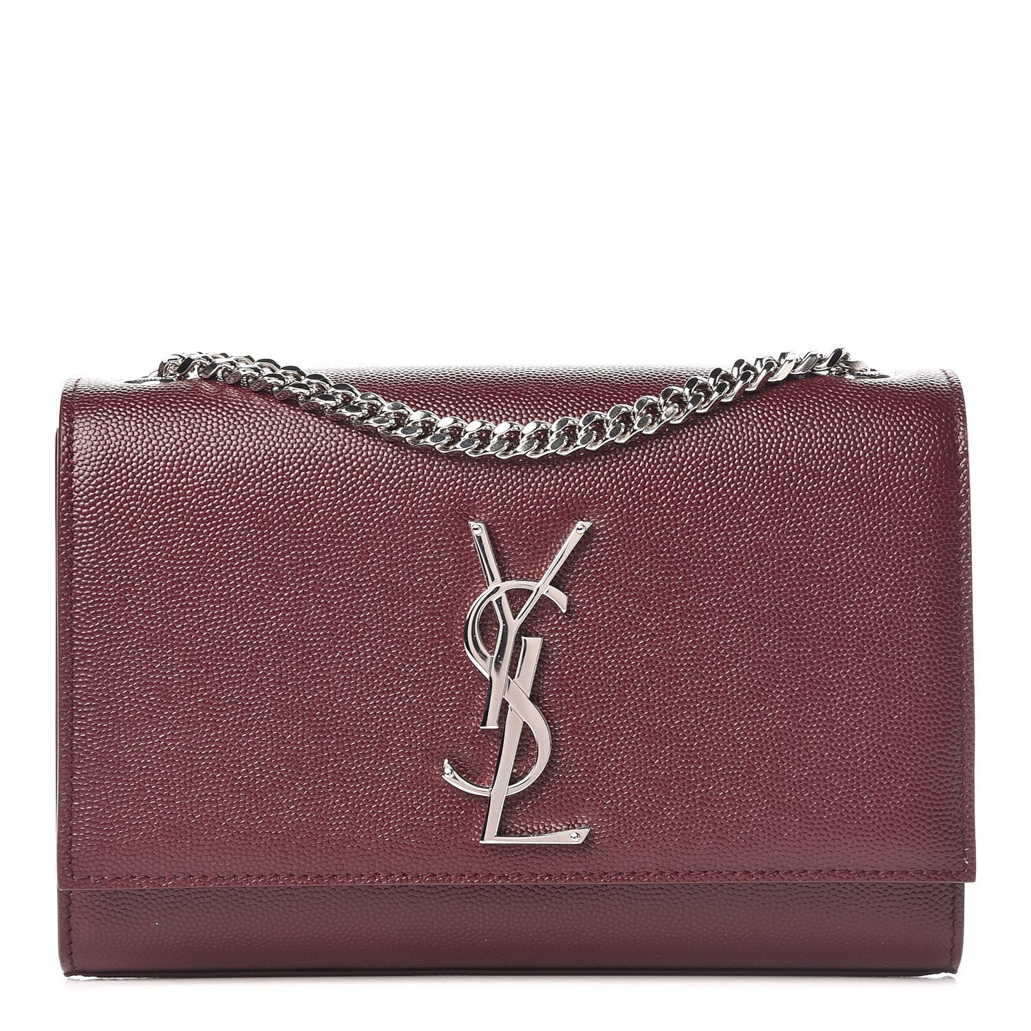 Grain De Poudre Small Monogram Kate Satchel Oxblood