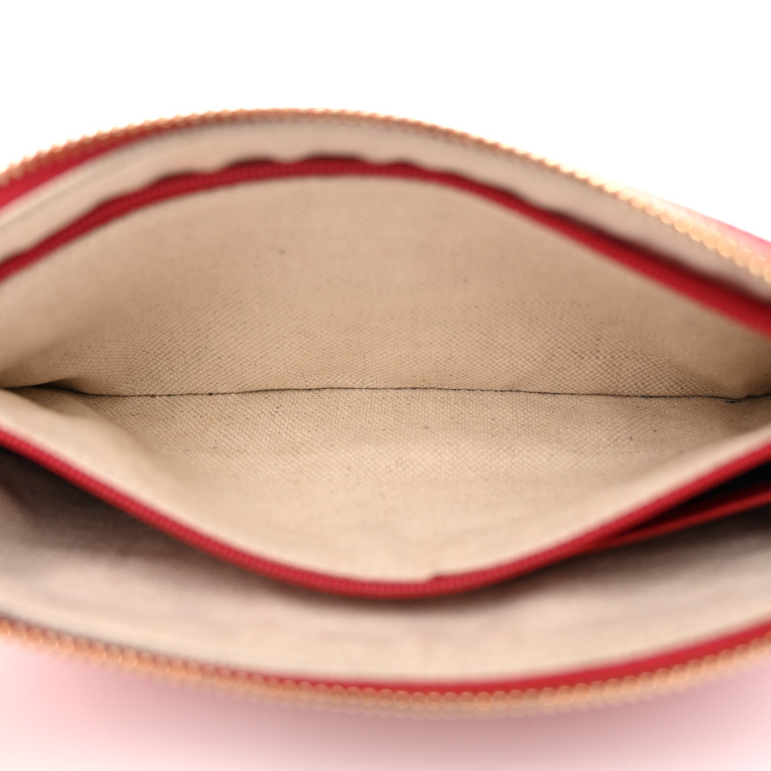 Gucci Dollar Calfskin Swing Wristlet Wallet Red 6 of 13