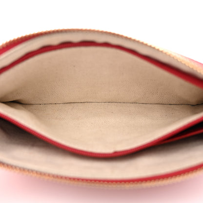 Gucci Dollar Calfskin Swing Wristlet Wallet Red 6 of 13