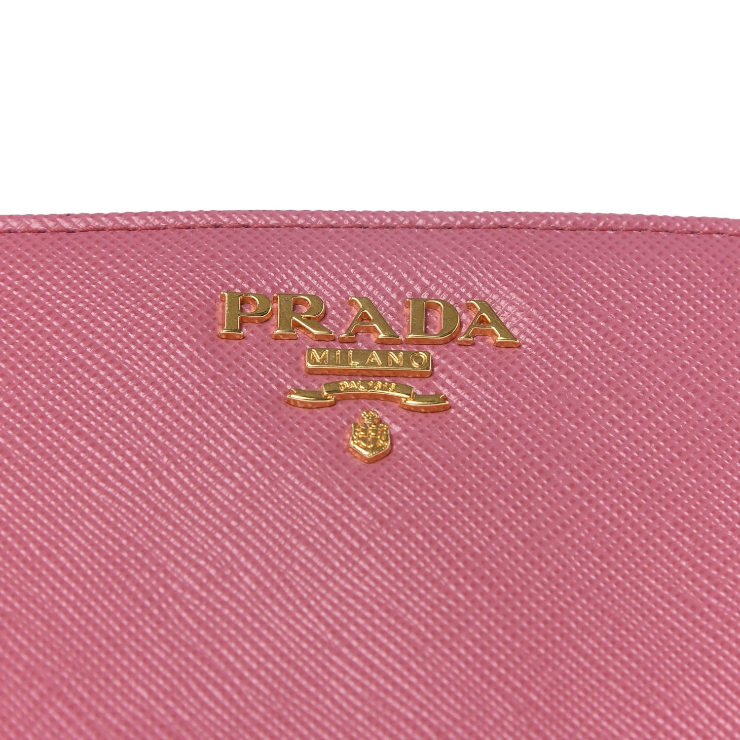 Prada Saffiano Metal Coin Purse Geranio 7 of 7