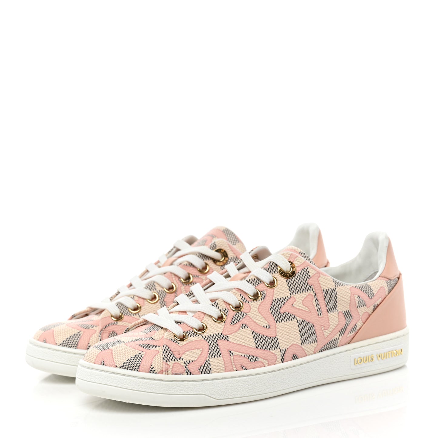 Damier Azur Tahitienne Bora Bora Sneakers 36 Rose Ballerine