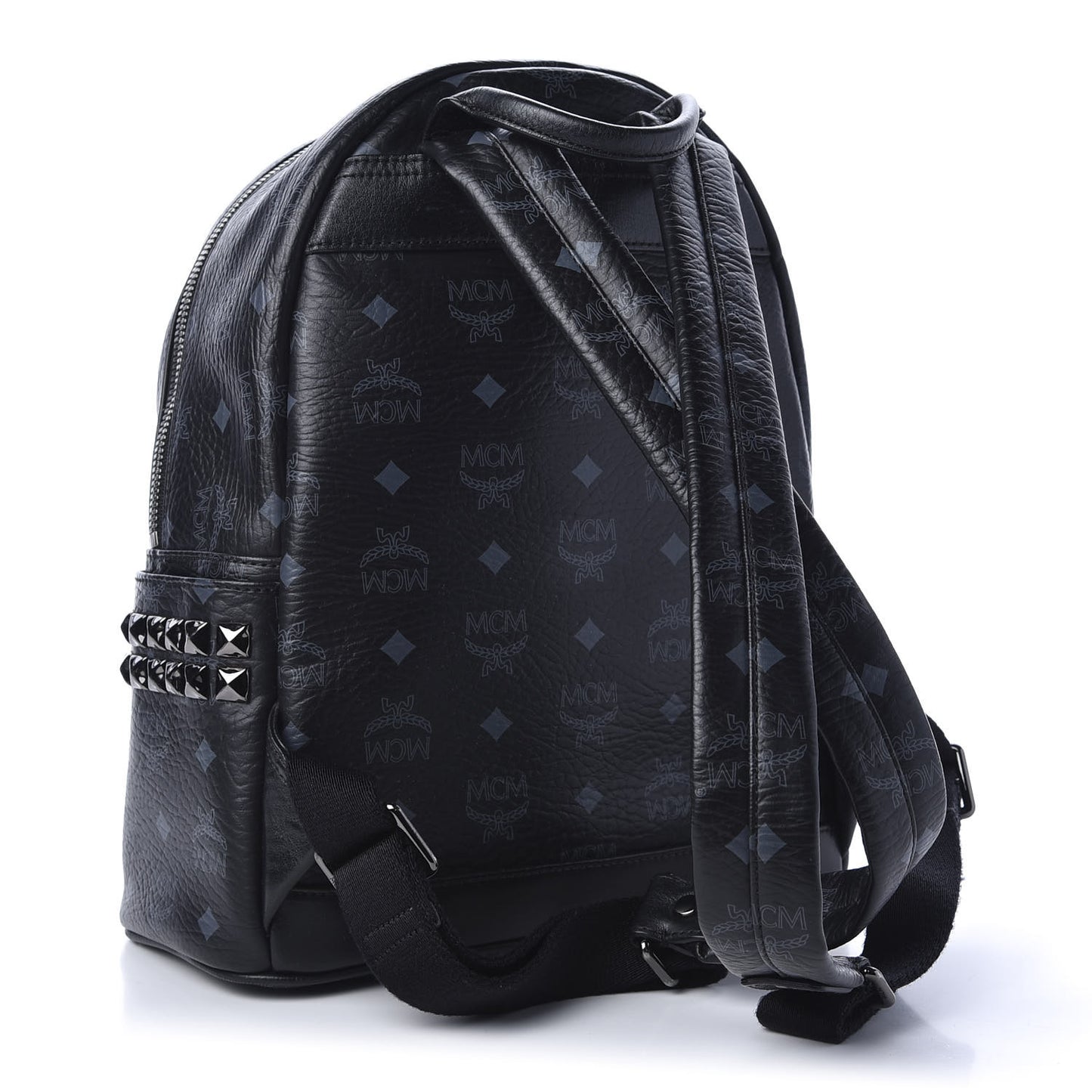 Visetos Small Side Stud Stark Backpack Black