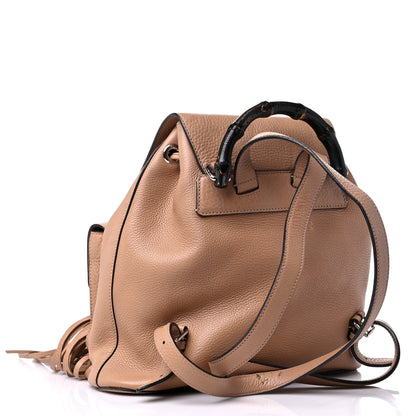 Gucci Cellarius Calfskin Medium Bamboo Backpack Camelia 4 of 19