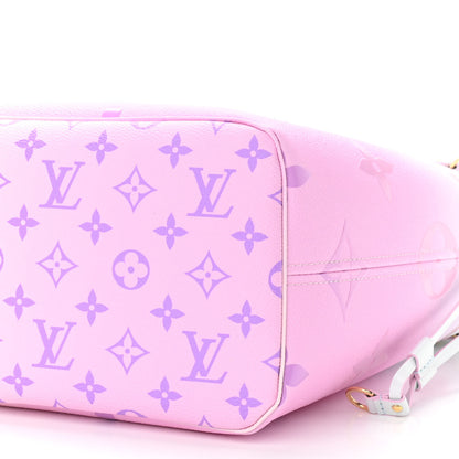 Louis Vuitton Monogram Giant Spring In The City Neverfull MM Sunrise Pastel 10 of 10