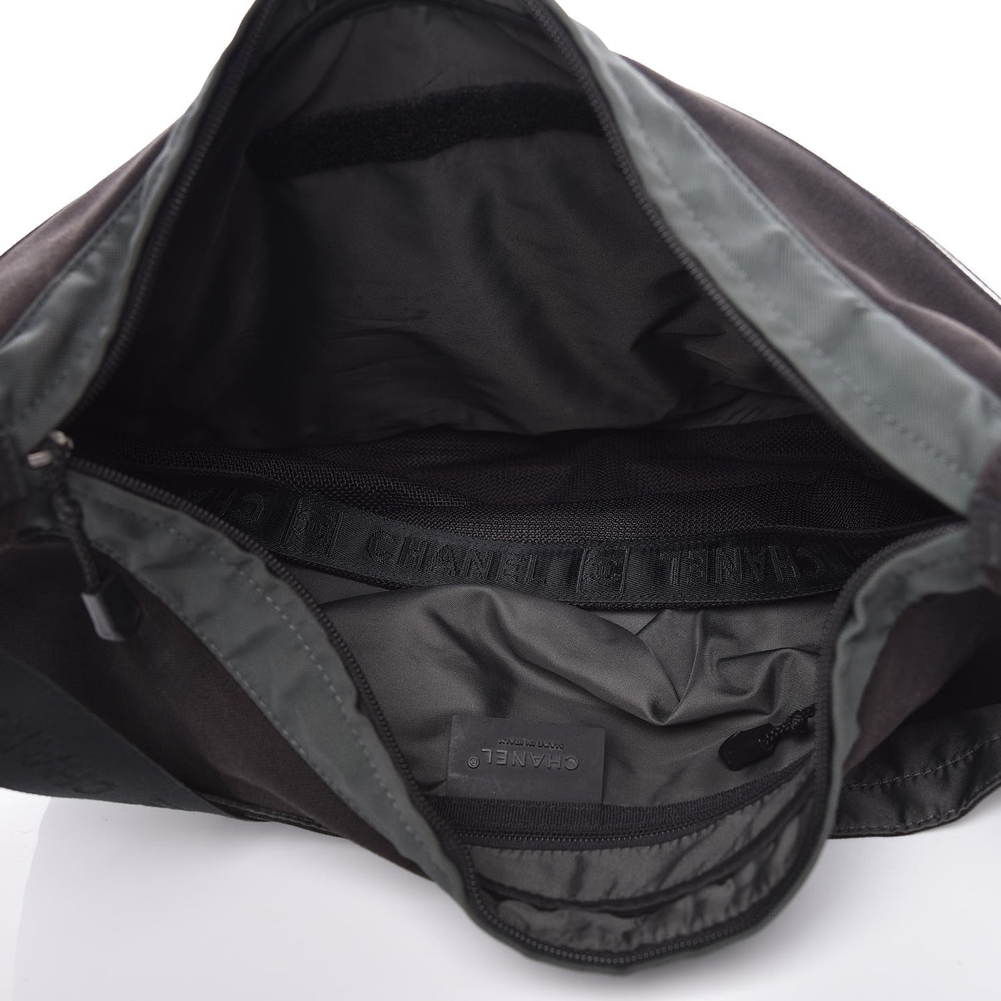 Canvas Nylon Sport Messenger Black