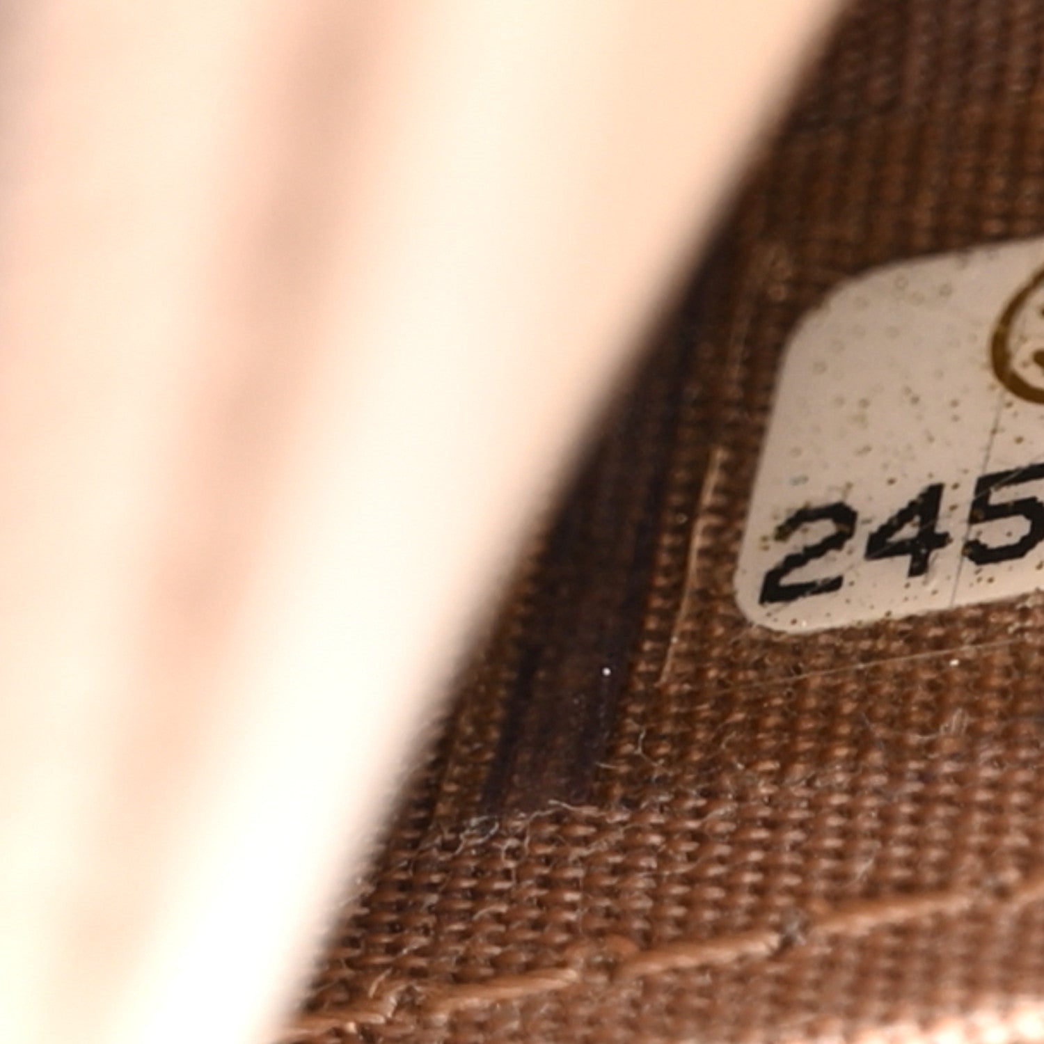 Chanel Caviar Chevron Quilted Boy Wallet On Chain WOC Dark Beige 8 of 15