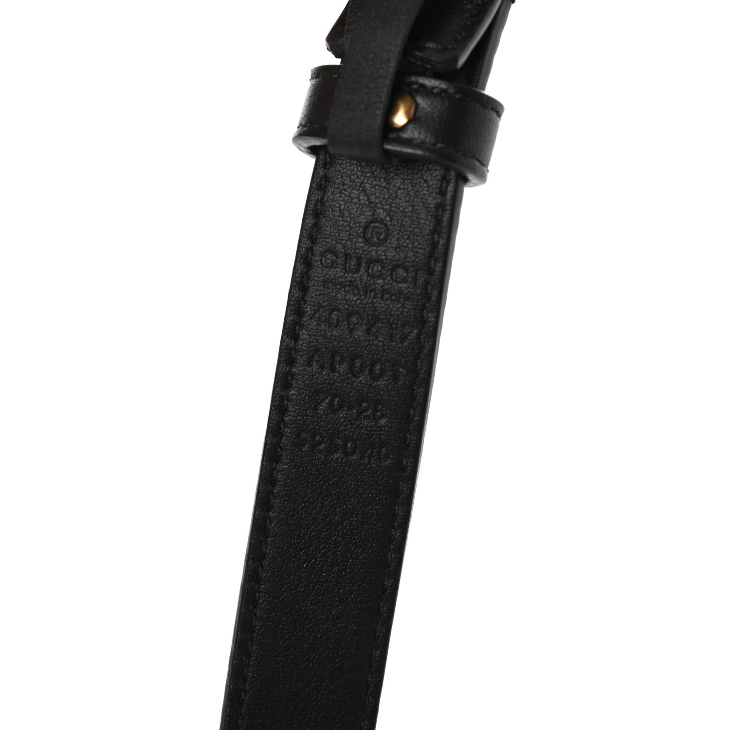 Gucci Calfskin Double G 20mm Belt 70 28 Black 5 of 5