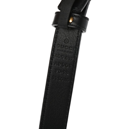 Gucci Calfskin Double G 20mm Belt 70 28 Black 5 of 5