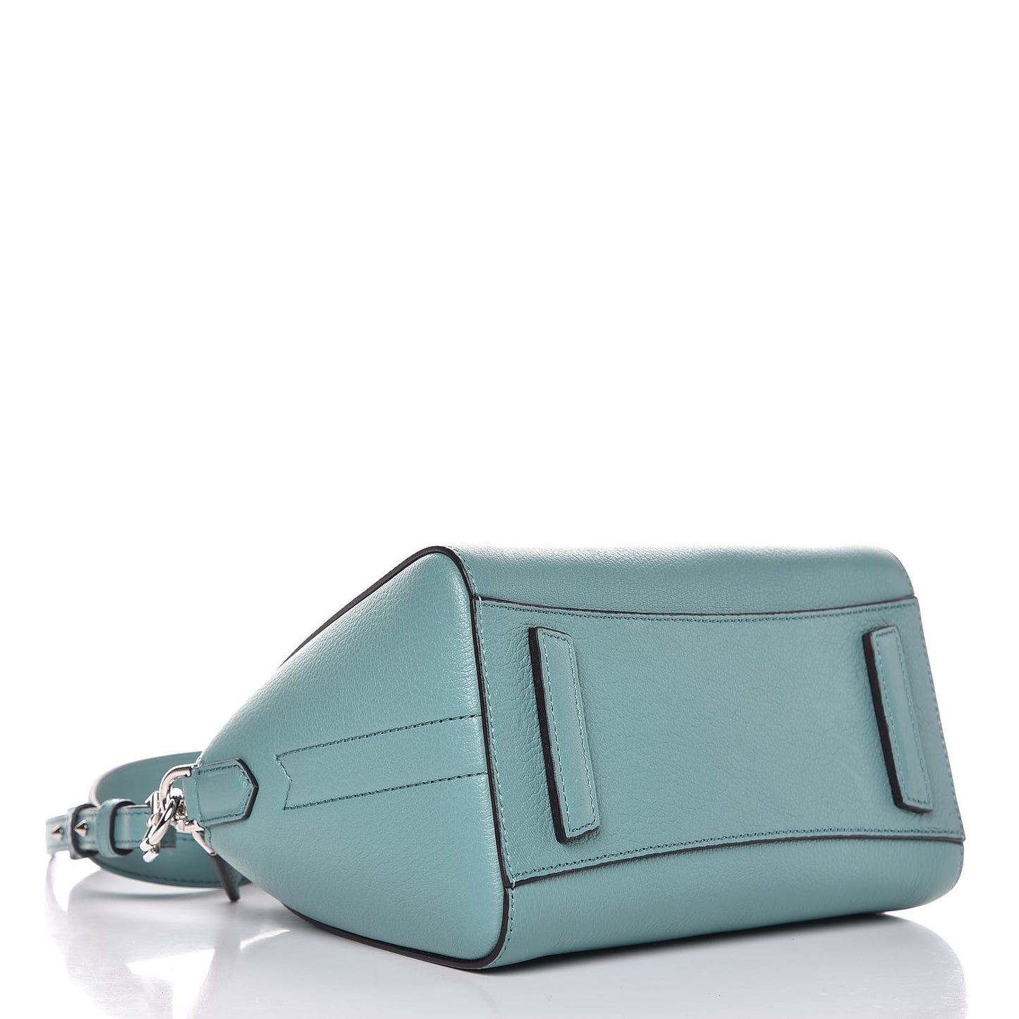 Sugar Goatskin Mini Antigona Aqua
