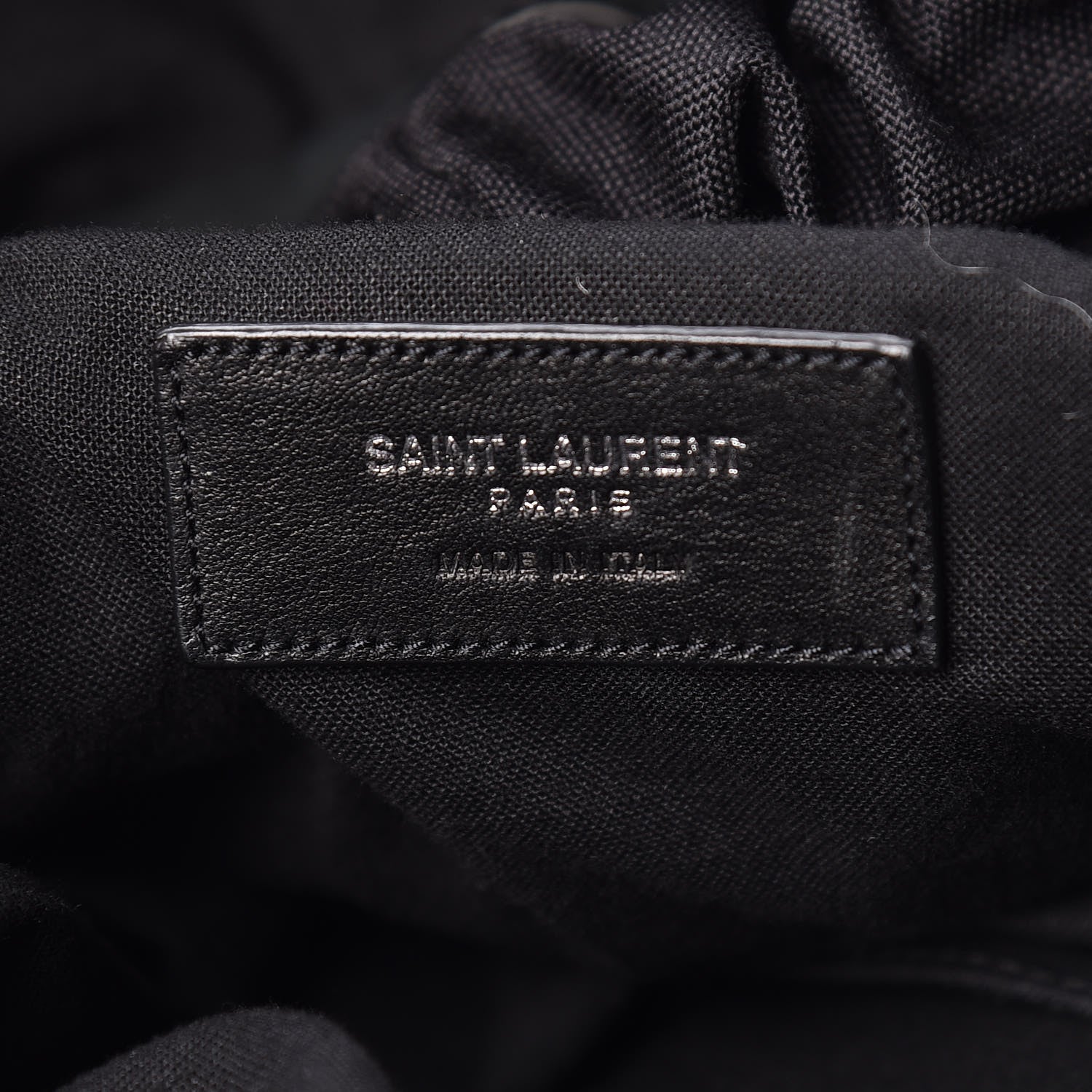 Saint Laurent Calfskin Delave Backpack Black 6 of 13