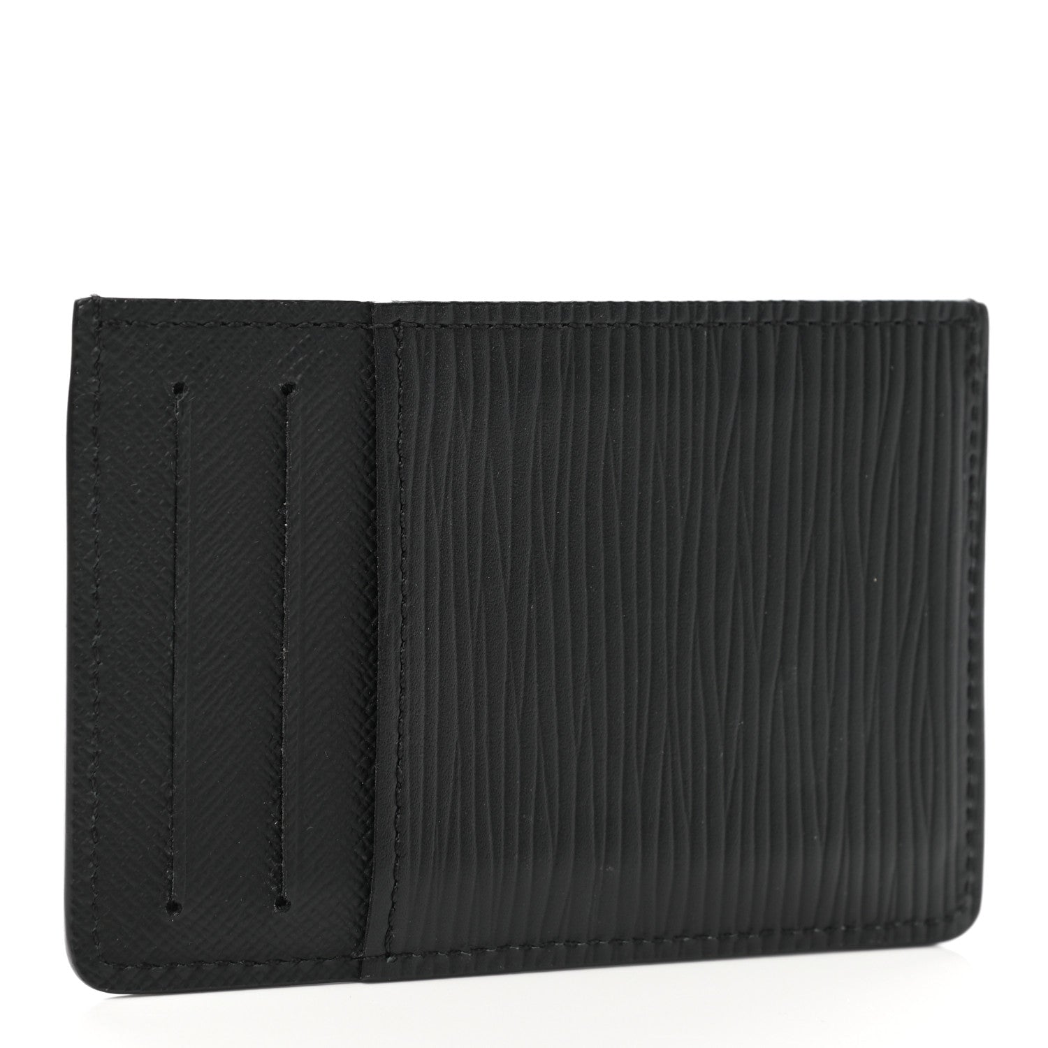 Louis Vuitton Epi Neo Porte-Cartes Card Holder Black 3 of 8