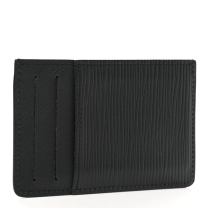 Louis Vuitton Epi Neo Porte-Cartes Card Holder Black 3 of 8