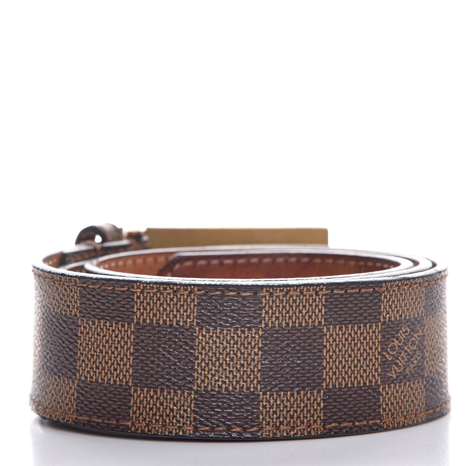 Louis Vuitton Damier Ebene Inventeur Belt 80 32 3 of 10
