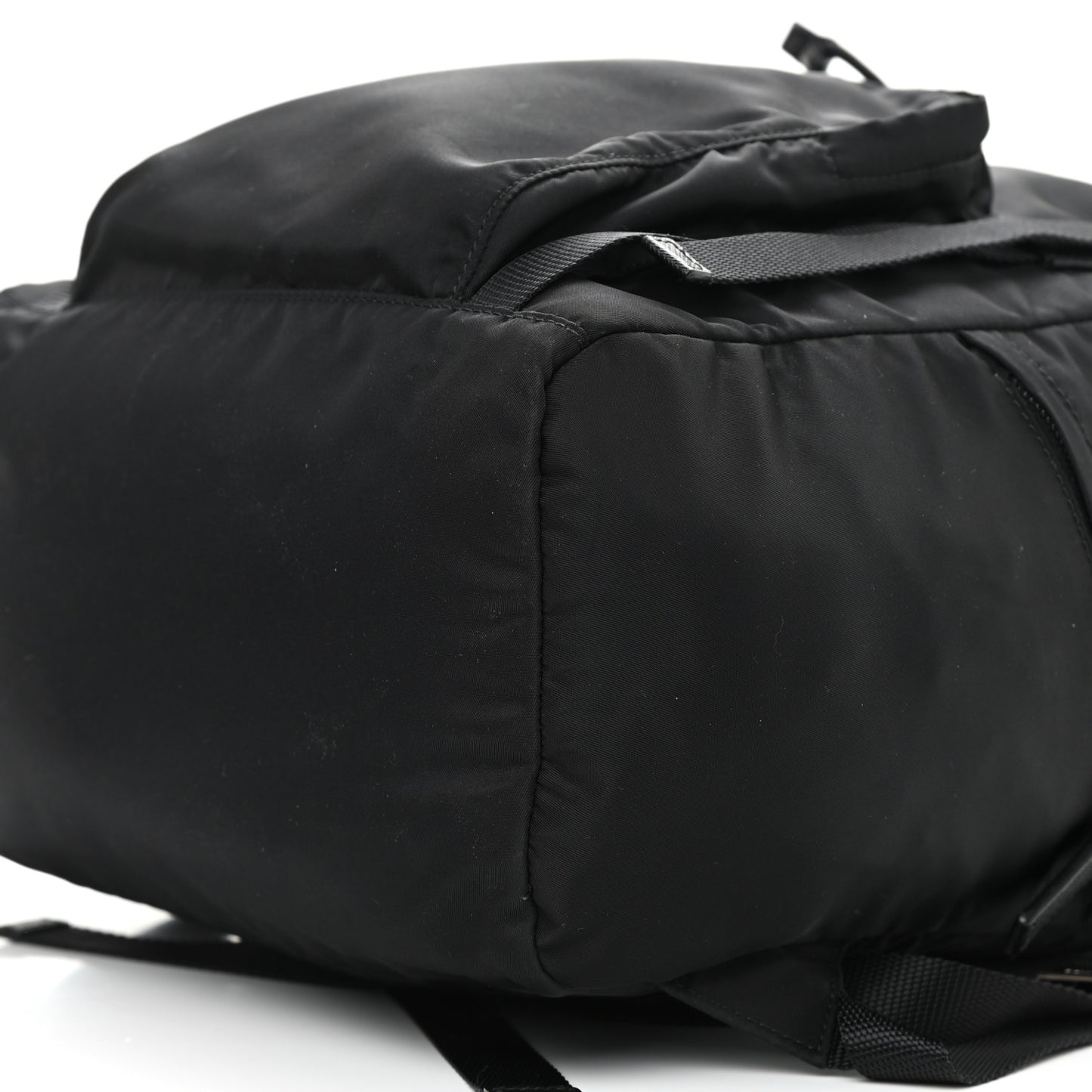 Tessuto Nylon Montagna Double Buckle Backpack Black