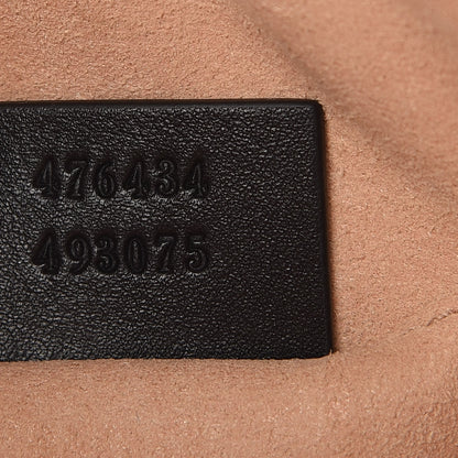 Gucci Calfskin Matelasse GG Marmont Belt Bag 85 34 Black 8 of 10
