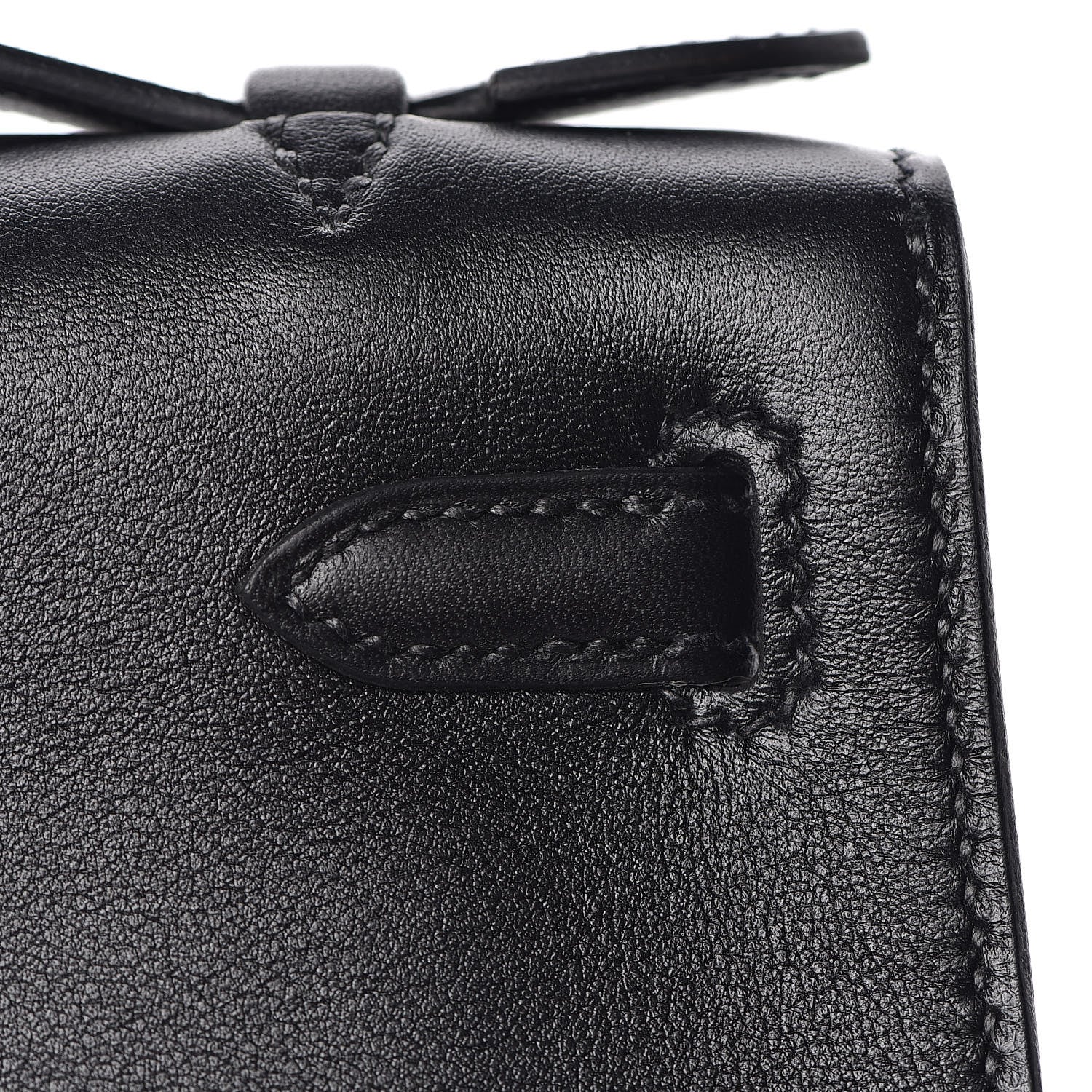 Hermes Swift Kelly Pochette Clutch Black 29 of 31